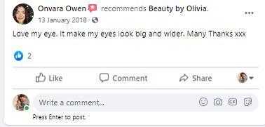 Customer Review of Beauty by Olivia Lashes in Burscough