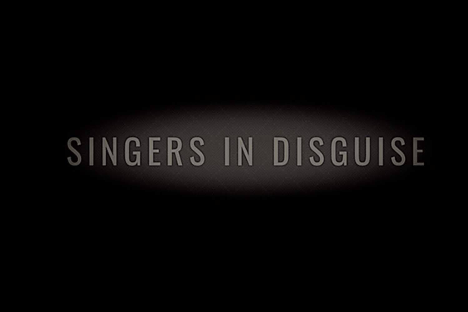 Singers in Disguise